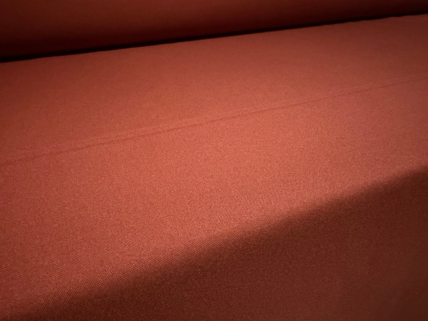 Burlington weave fashion fabric, per metre - plain - smoked paprika
