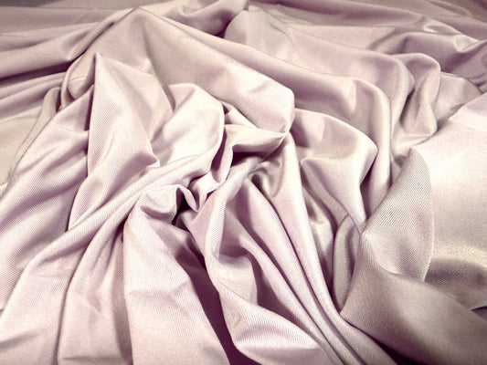 Soft touch spandex stretch jersey fabric, per metre - plain - Wisteria