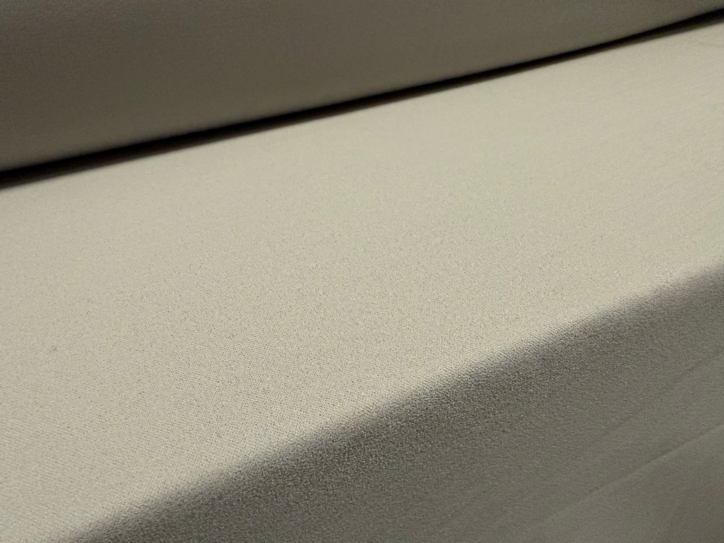 Scuba crepe stretch double jersey fabric, per metre - plain - light grey