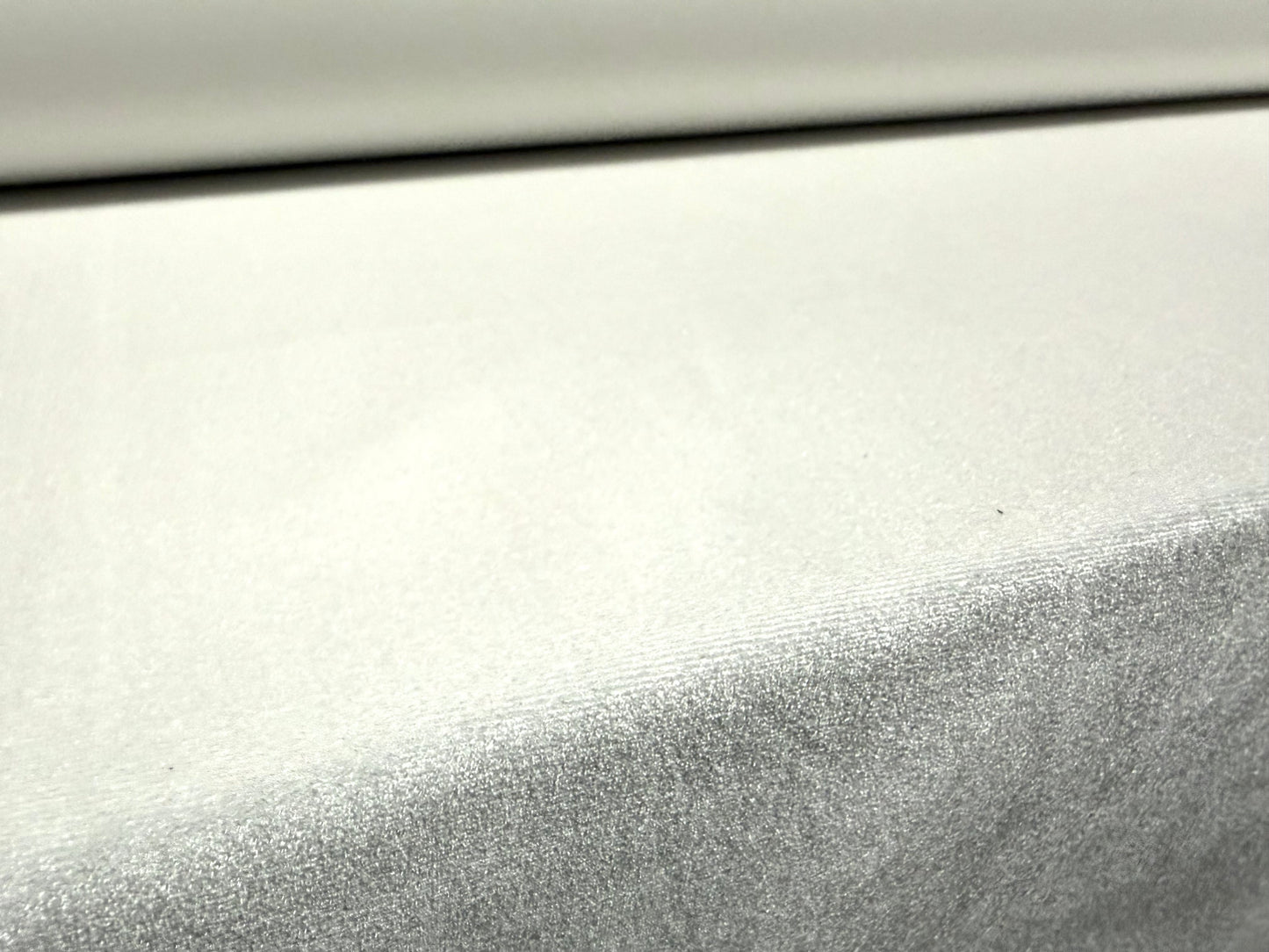 Spandex velvet stretch dress fabric, per metre - plain - pure white