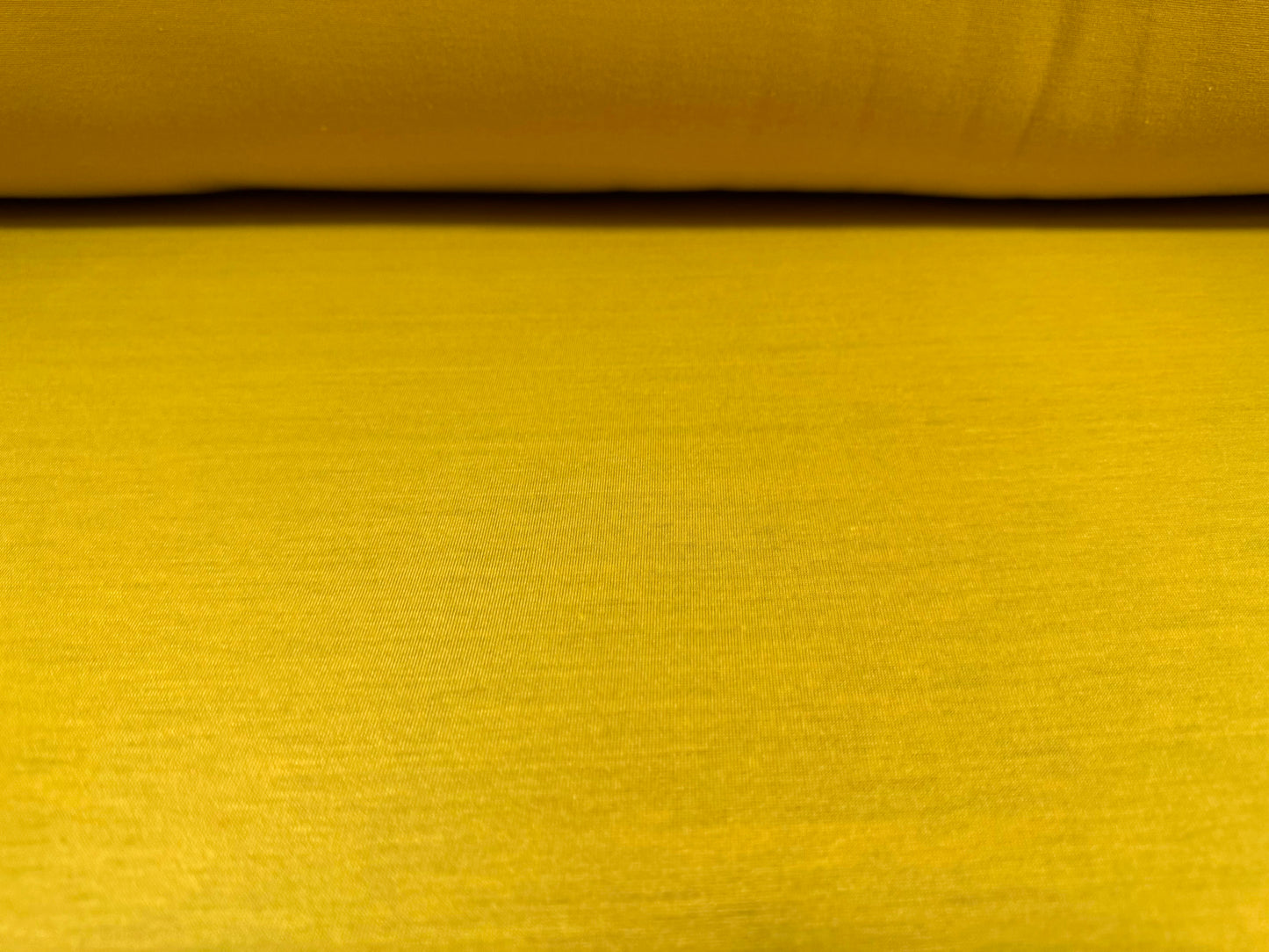 Soft handle single jersey fabric, per metre - plain - banana yellow