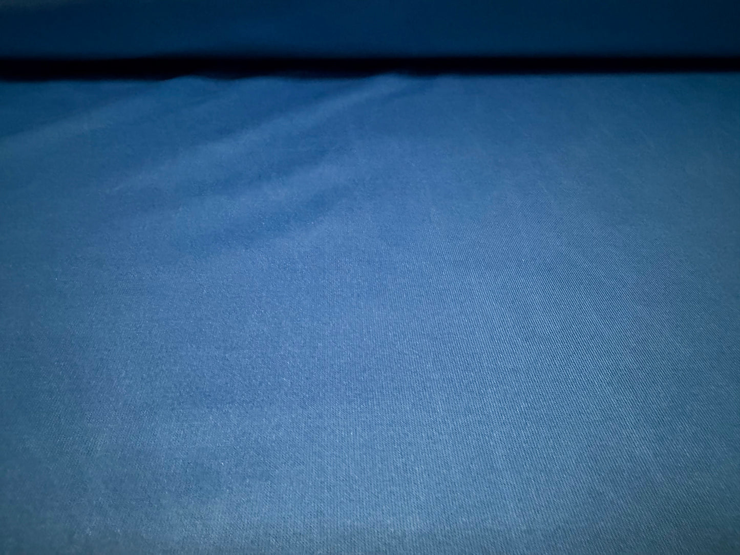 P.U. coated stretch spandex pvc jersey fabric, per metre - plain - cornflower blue