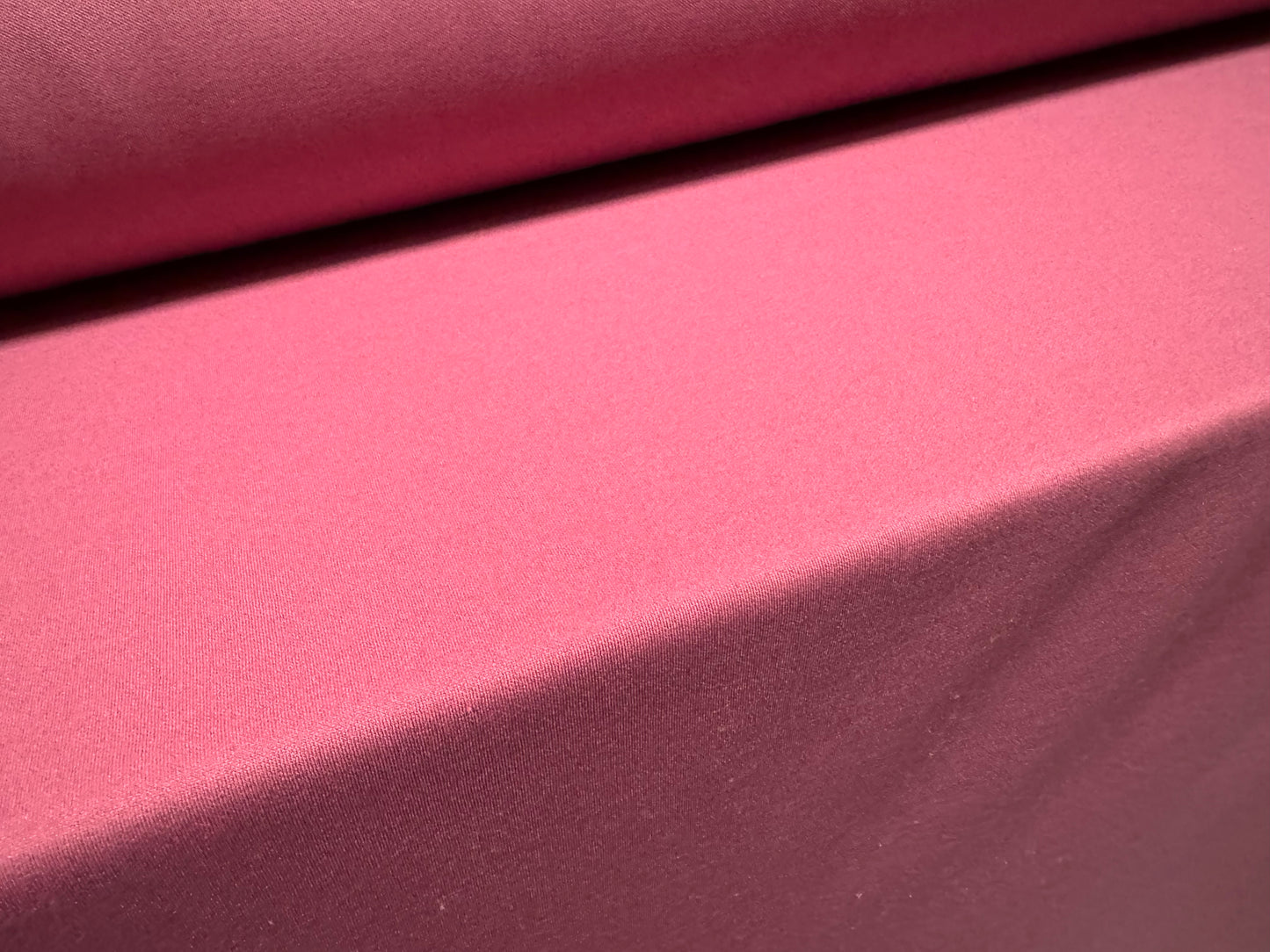 Scuba stretch spandex double jersey fabric, per metre - plain - rouge