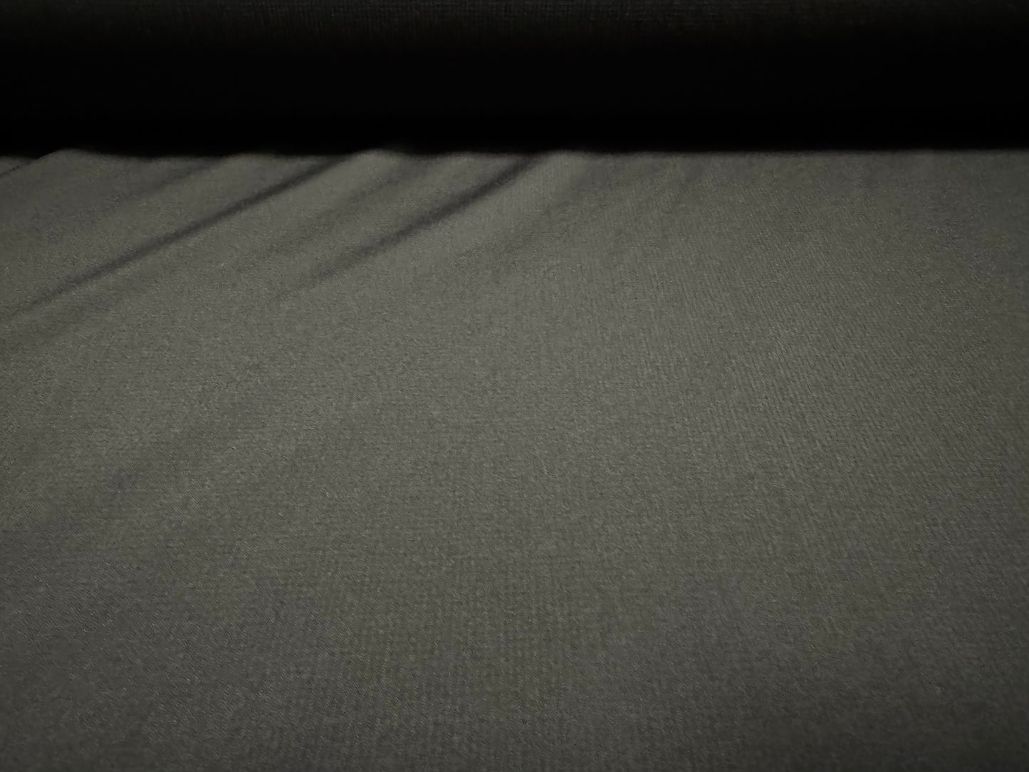 Lightweight woven nylon fabric, per metre - plain - dark grey