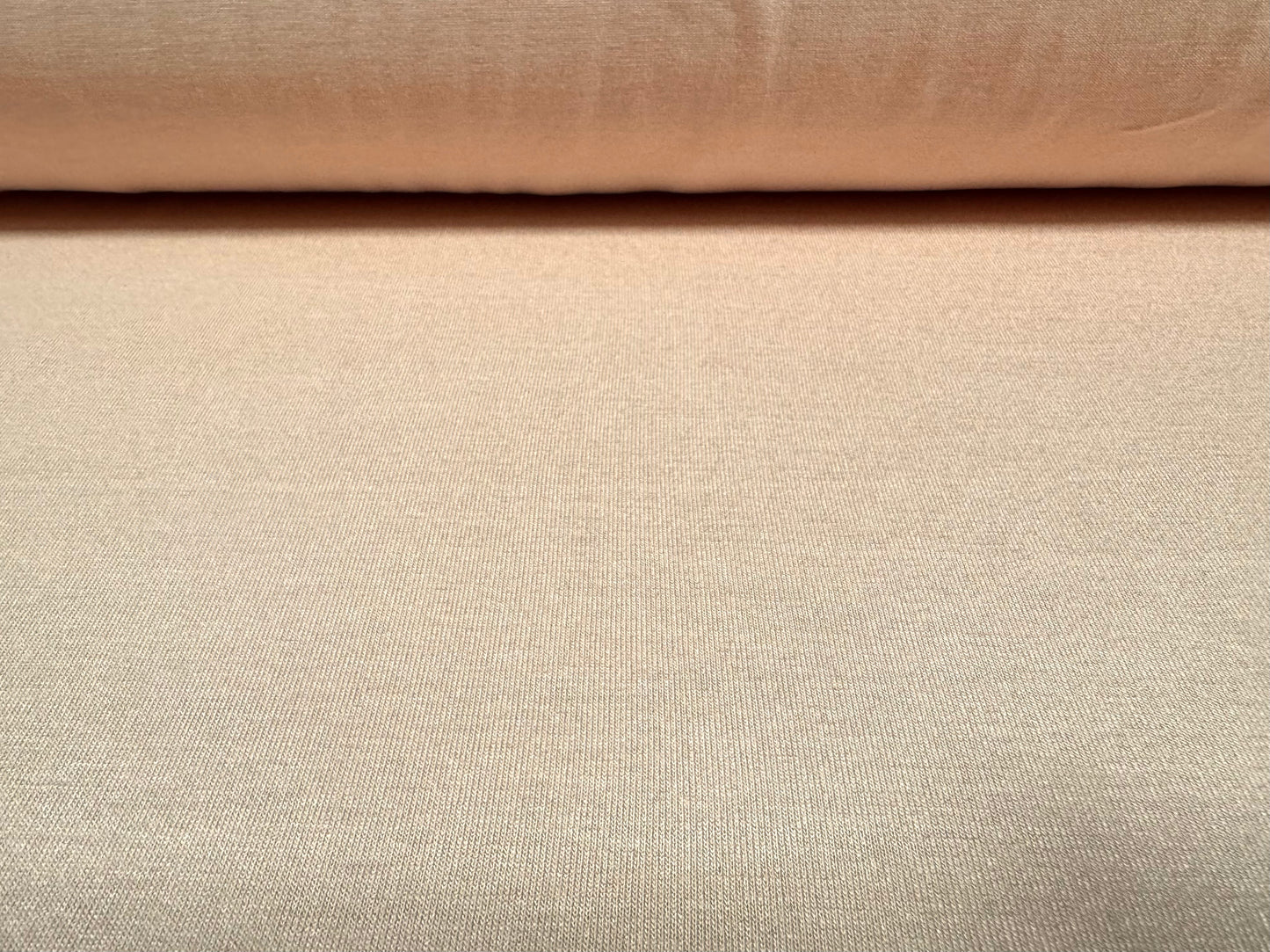 Viscose spandex stretch single jersey fabric, per metre - plain - Caucasian skin tone