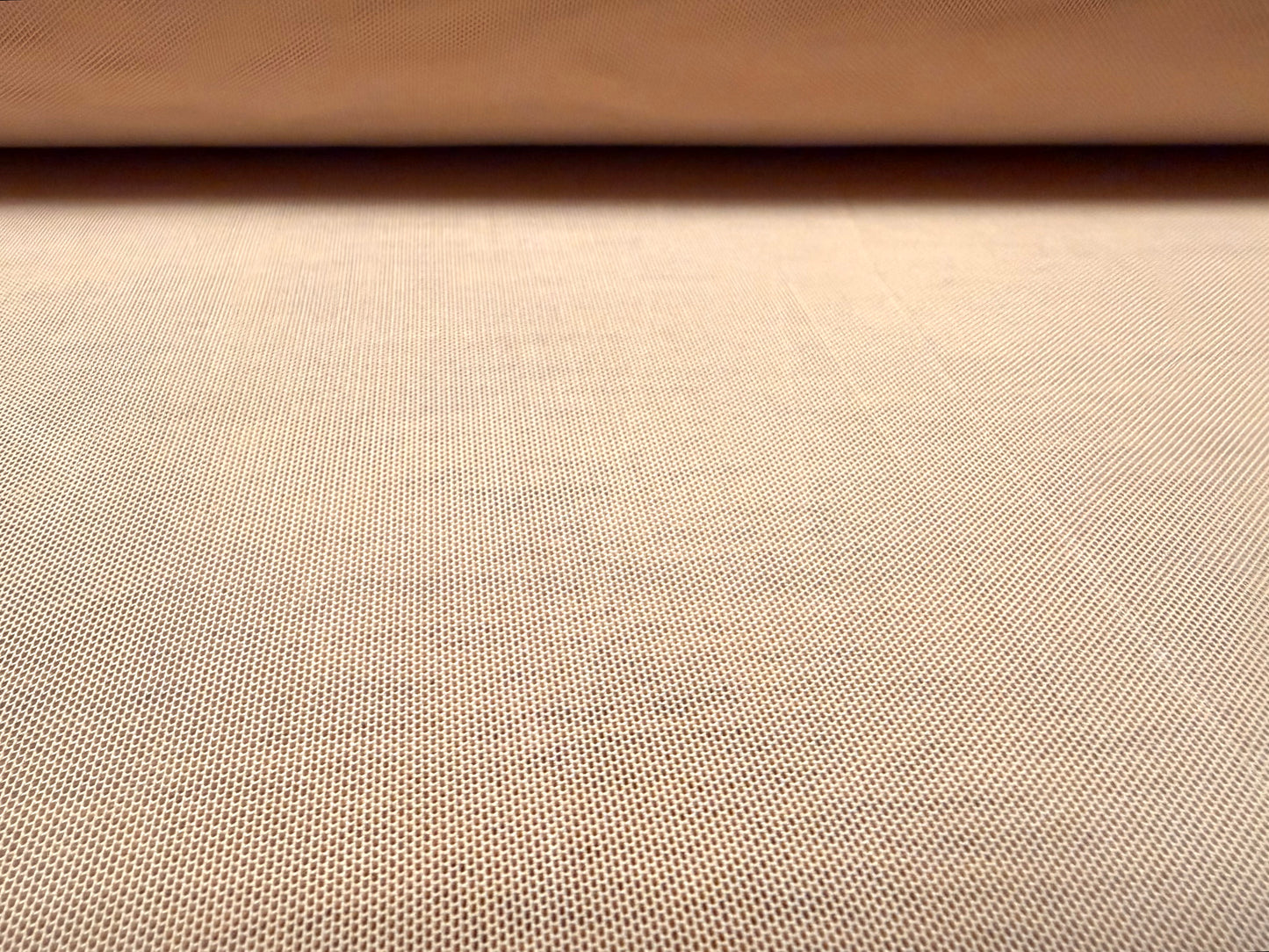 Power mesh net stretch spandex fabric, per metre - plain - caucasian skin tone