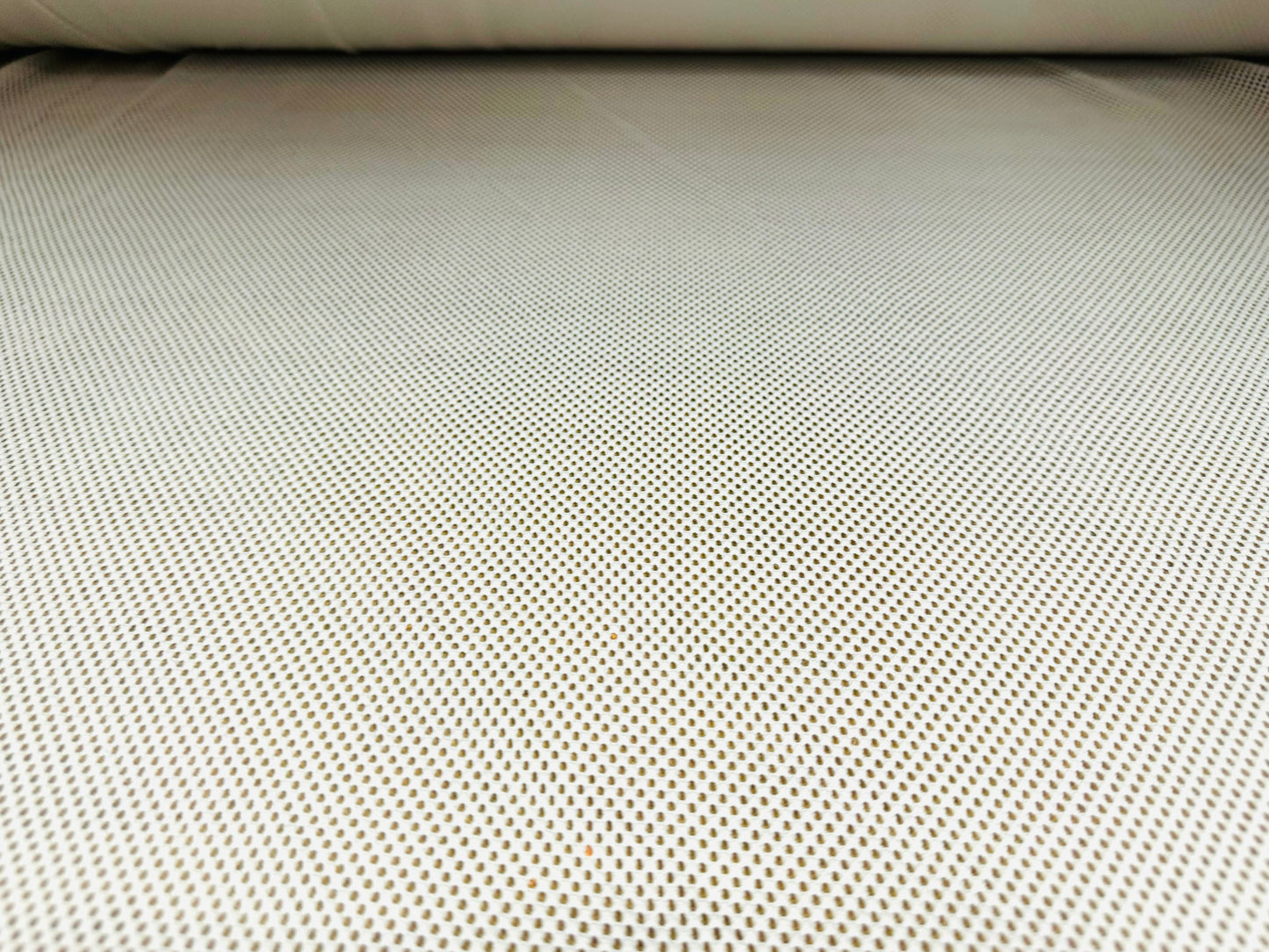 Stretch fine fishnet mesh net jersey fabric, per metre - plain - white