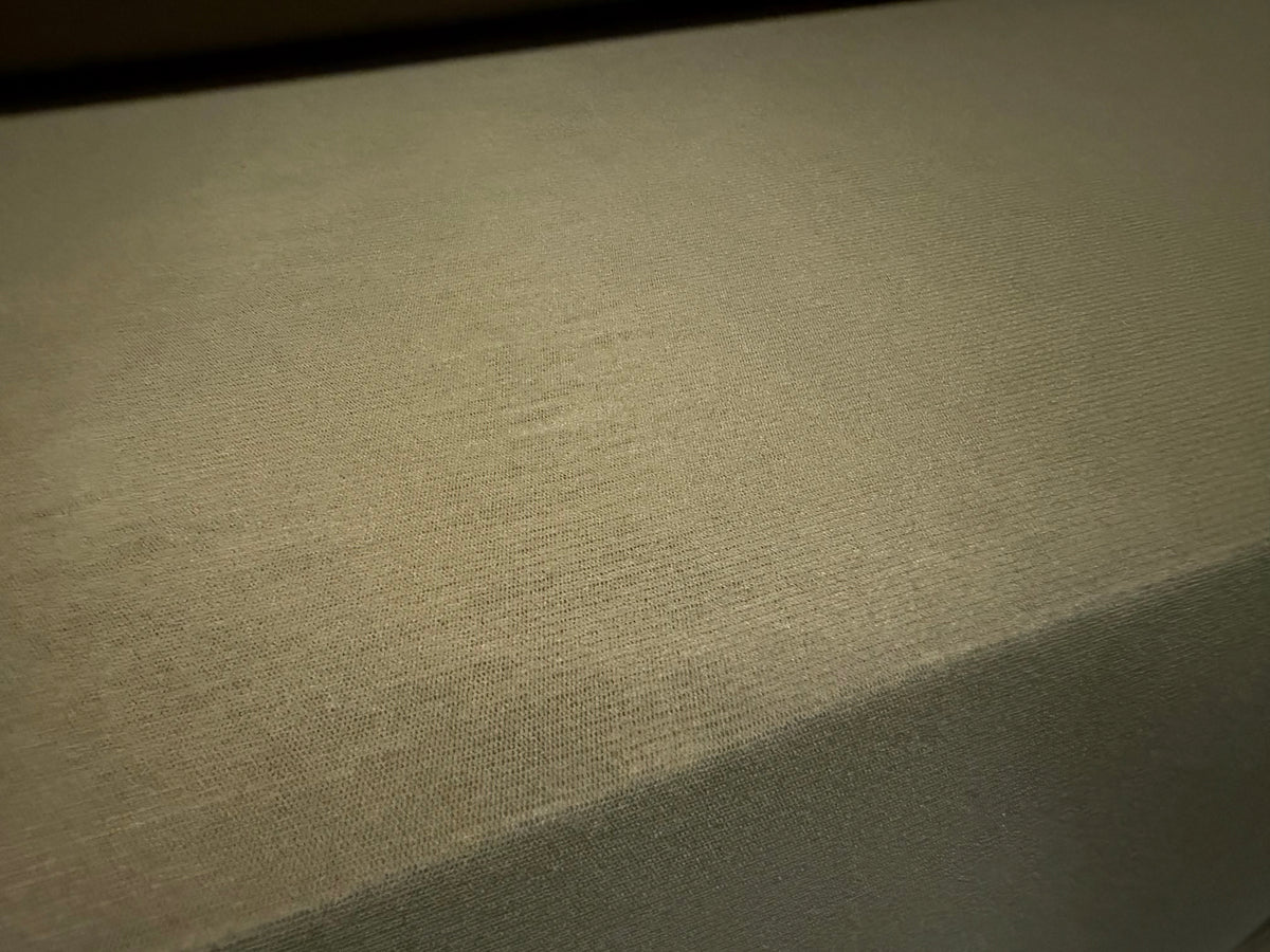 Stretch lightweight helenca mesh fabric, per metre - plain - Khaki green