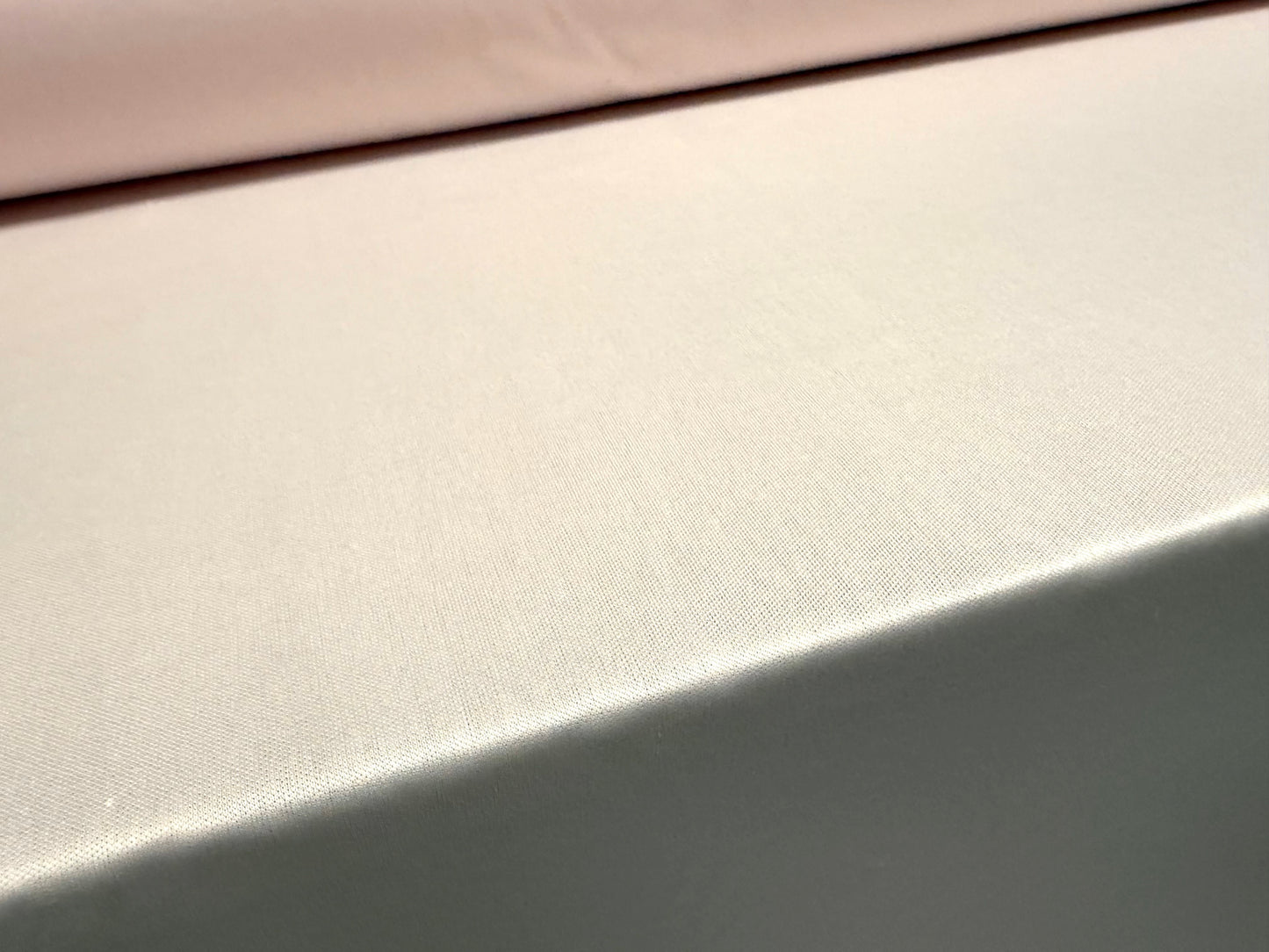 Single jersey fashion fabric, per metre - plain - pastel blush