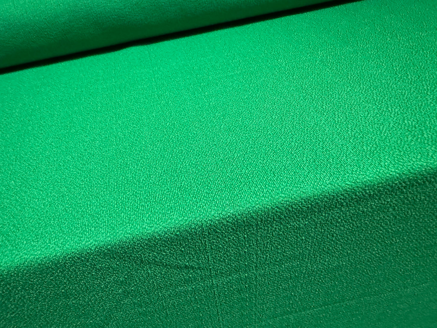 Stretch crepe double jersey fabric - per metre - plain - shamrock green