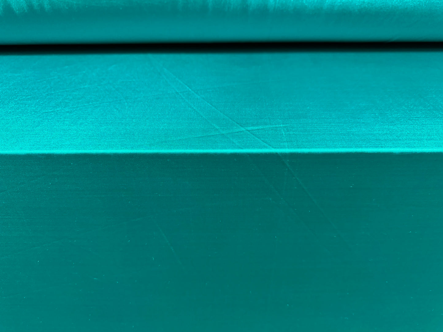 Disco shimmer stretch spandex jersey fabric, per metre - plain - Caribbean turquoise