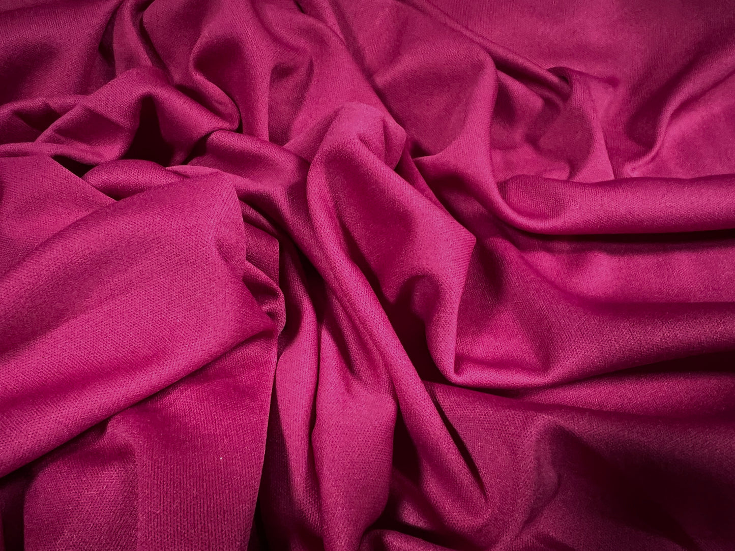 Single Jersey fashion fabric, per metre - plain - hot fuchsia