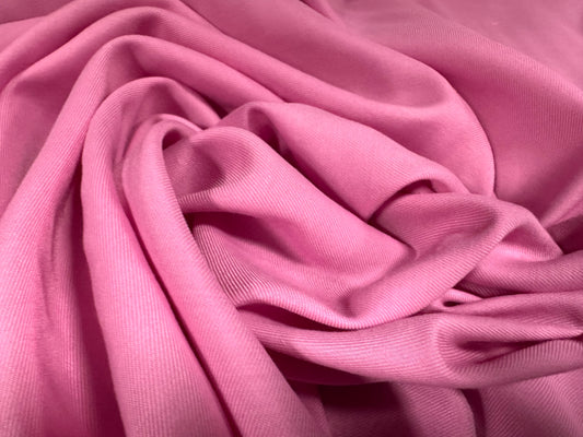 Soft plain weave twill fabric, per metre - pink