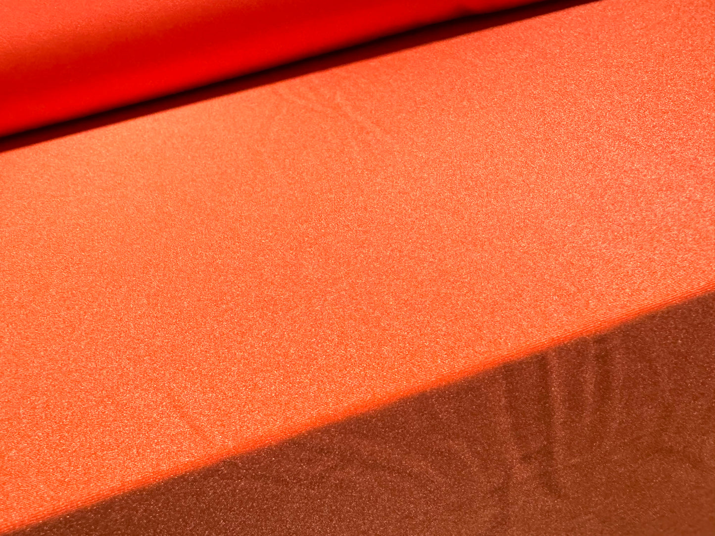 Swimwear stretch spandex jersey fabric, per metre - plain - orange