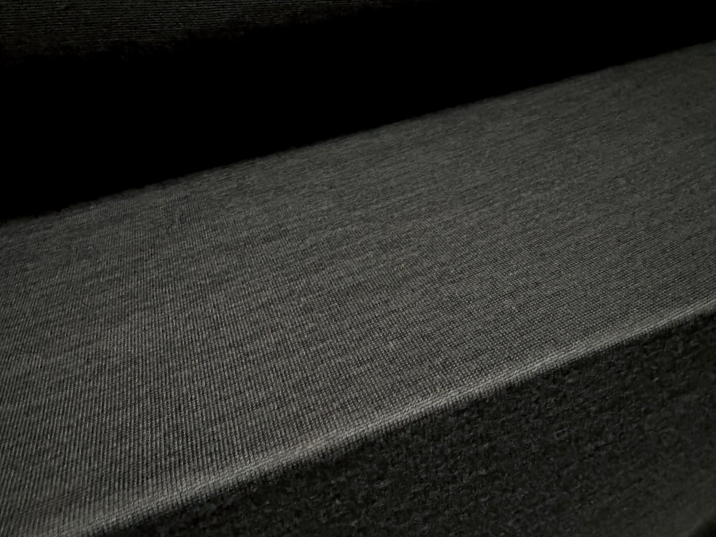 Stretch knitwear jersey fabric, per metre - plain - Black