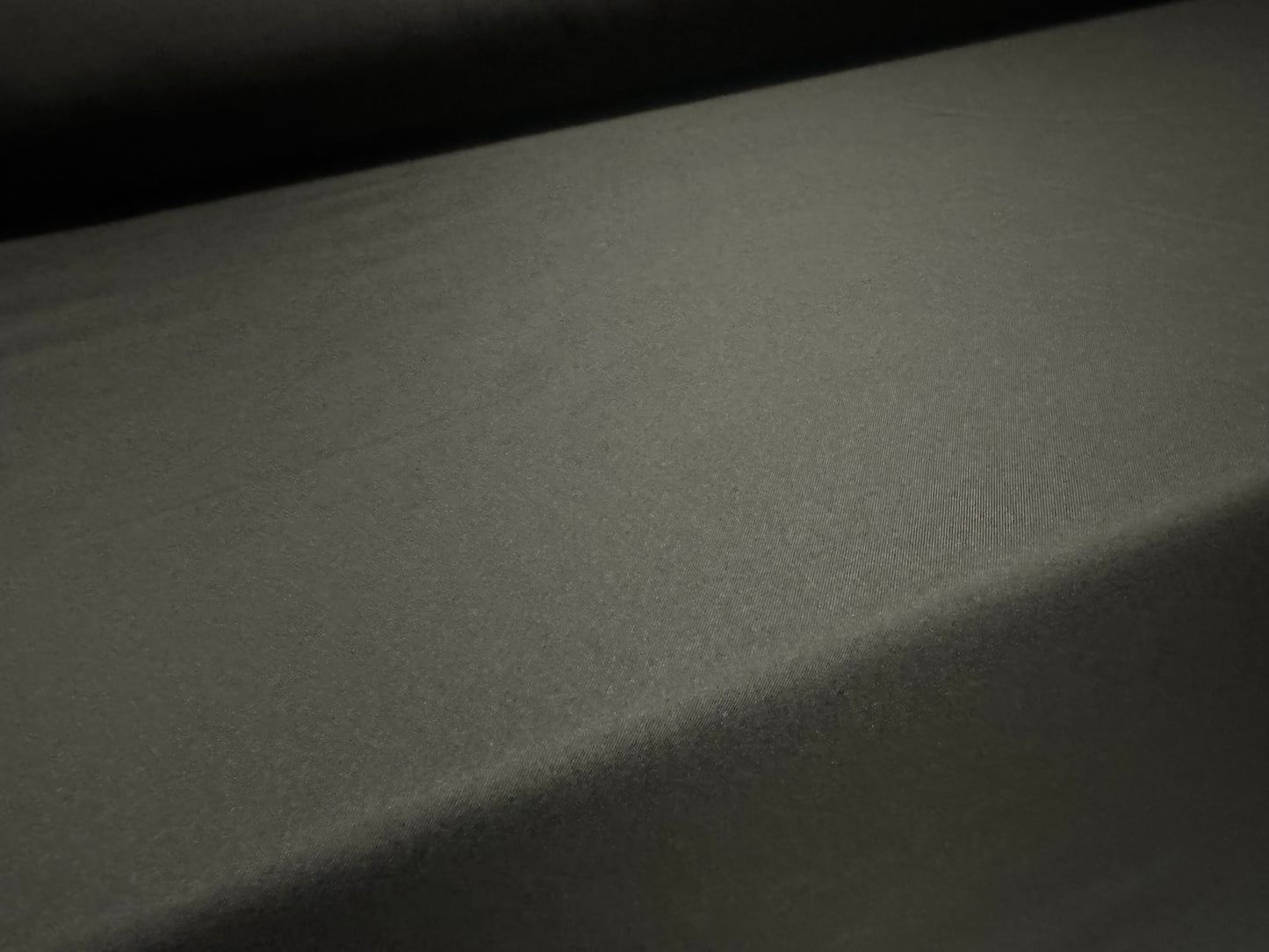 Woven nylon fabric, per metre - plain - charcoal grey