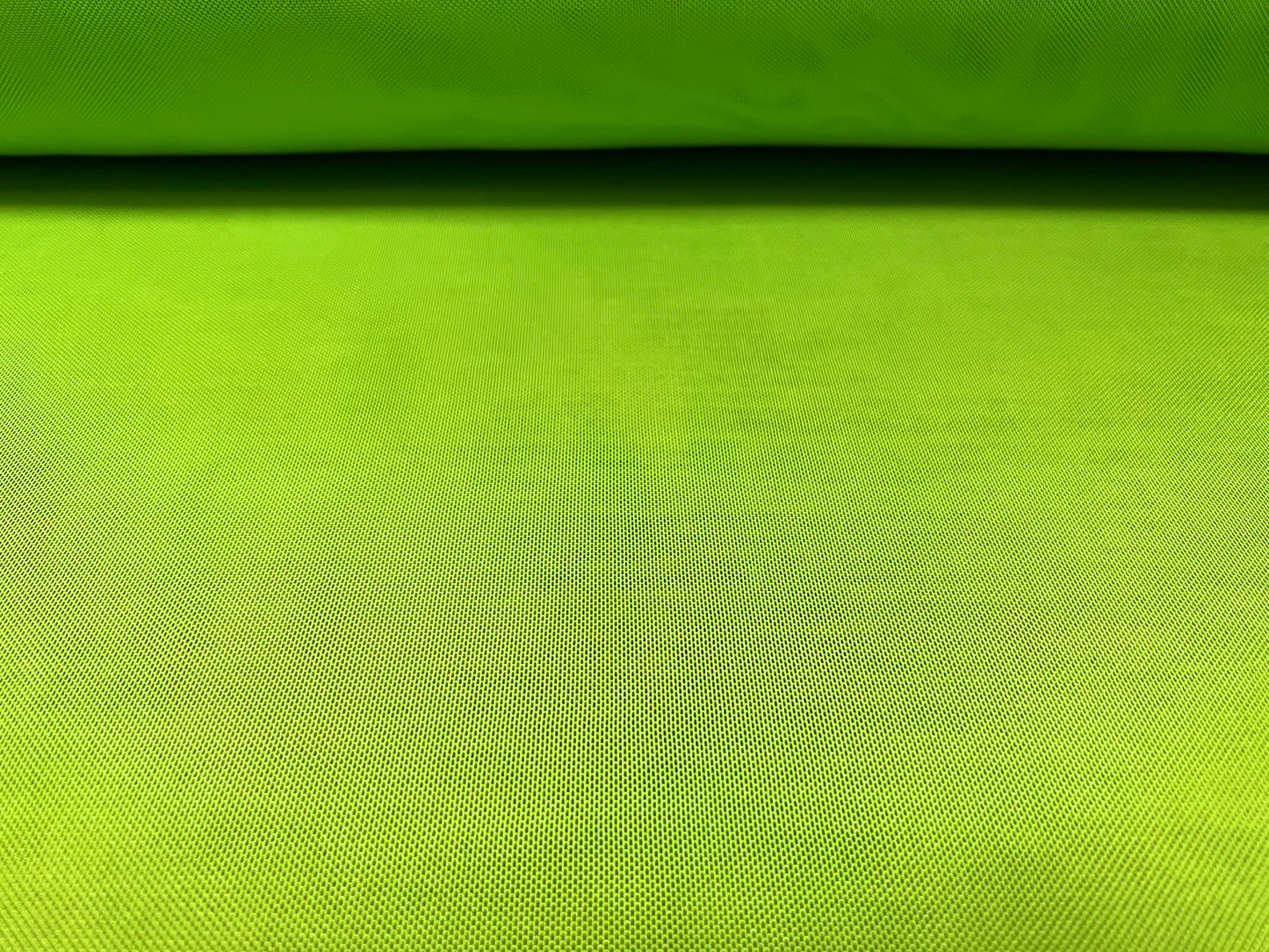 Power mesh net stretch spandex fabric, per metre - plain - neon green