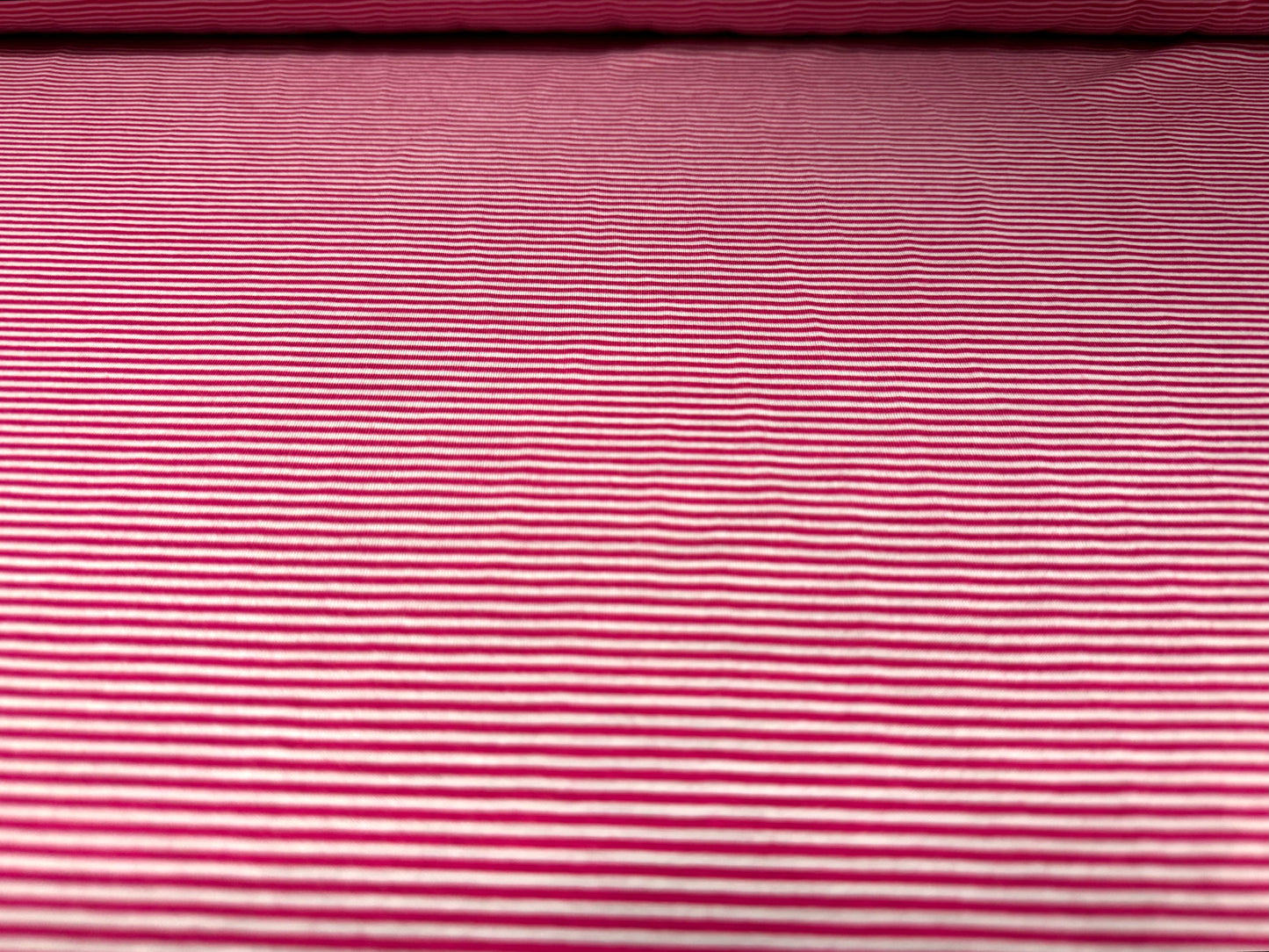 Viscose blend single jersey fabric, per metre - pinstripe - pink