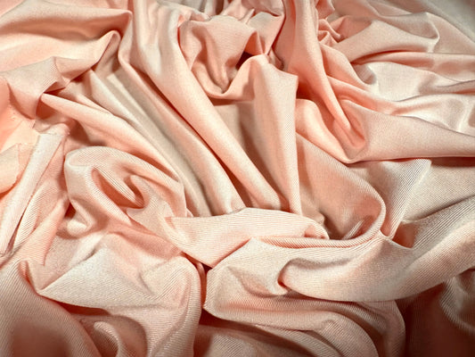 Soft touch spandex stretch jersey dress fabric, per metre - plain - Kimberley Pink