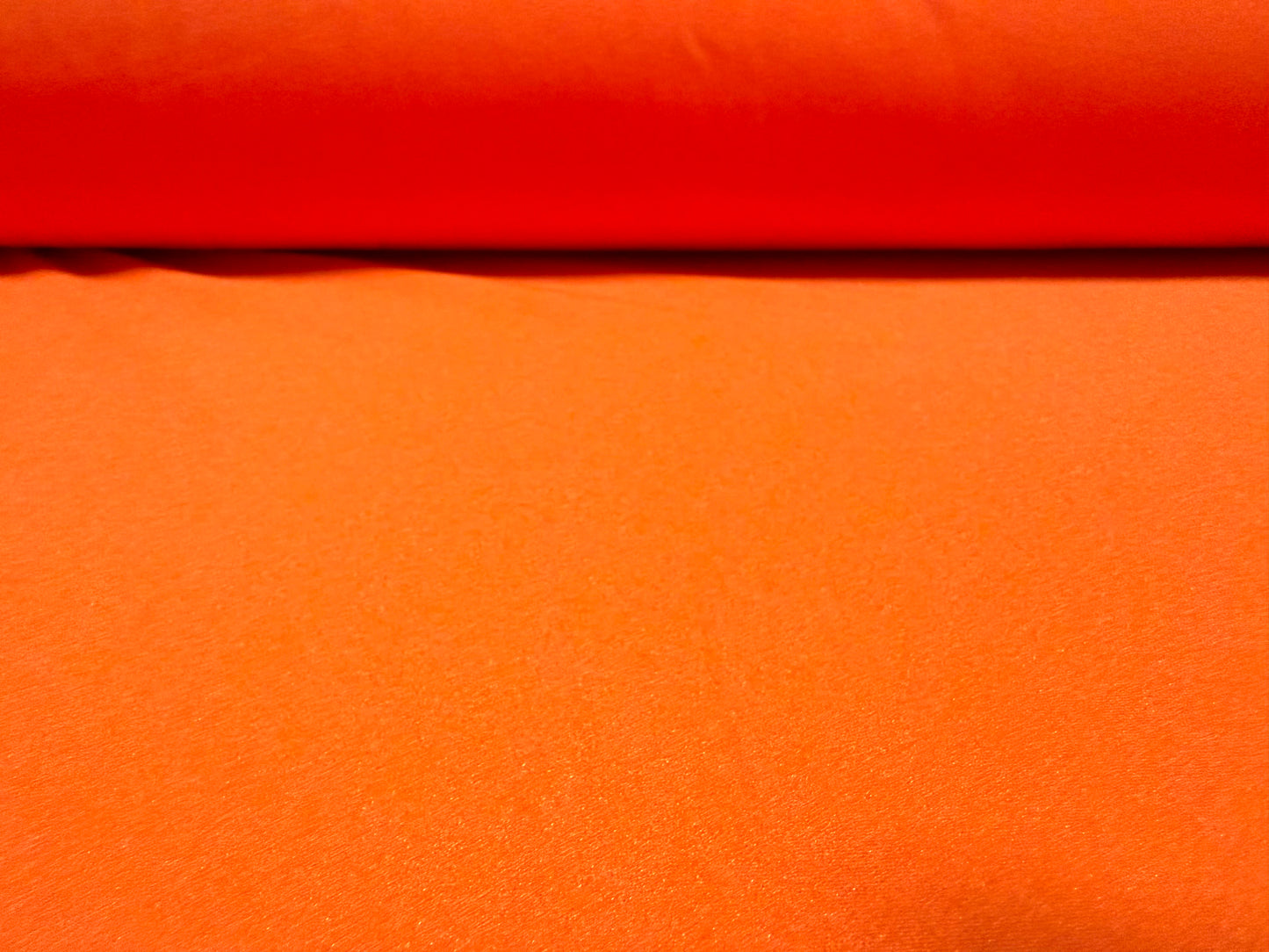 Swimwear stretch spandex jersey fabric, per metre - plain - bright orange