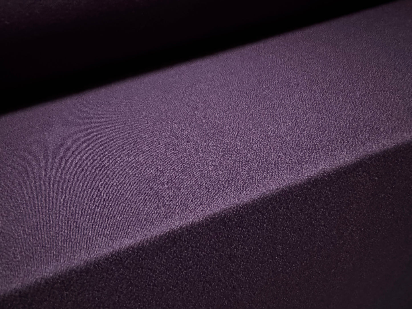 Stretch crepe double jersey fabric - per metre - plain - purple