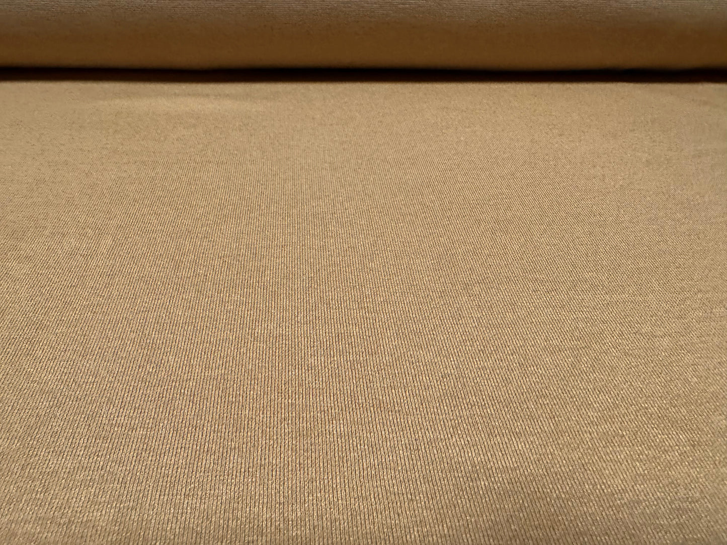 Ponte Roma double jersey stretch spandex fabric, per metre - plain - biscuit