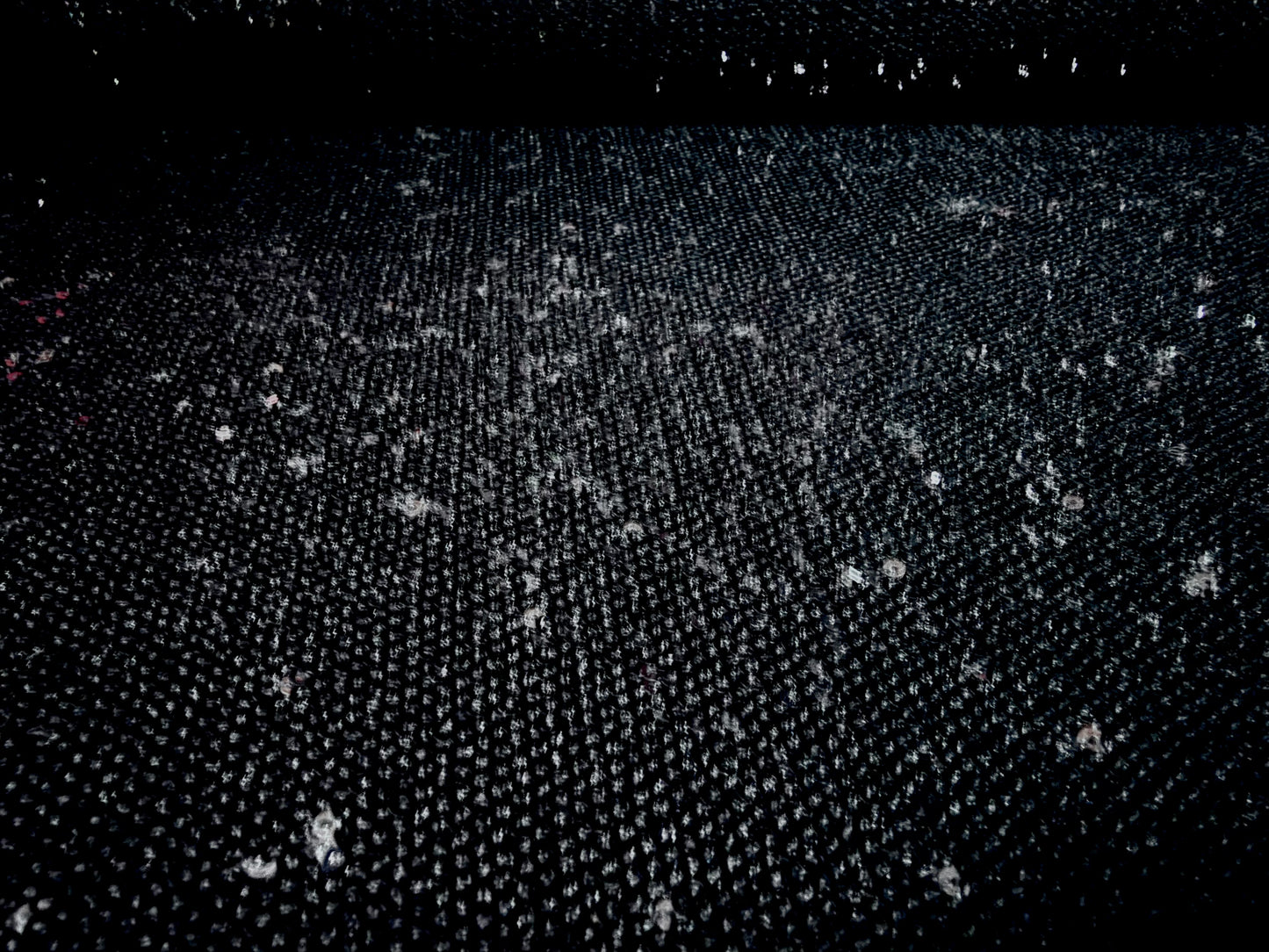 Couture sequin dress fabric, per metre - black
