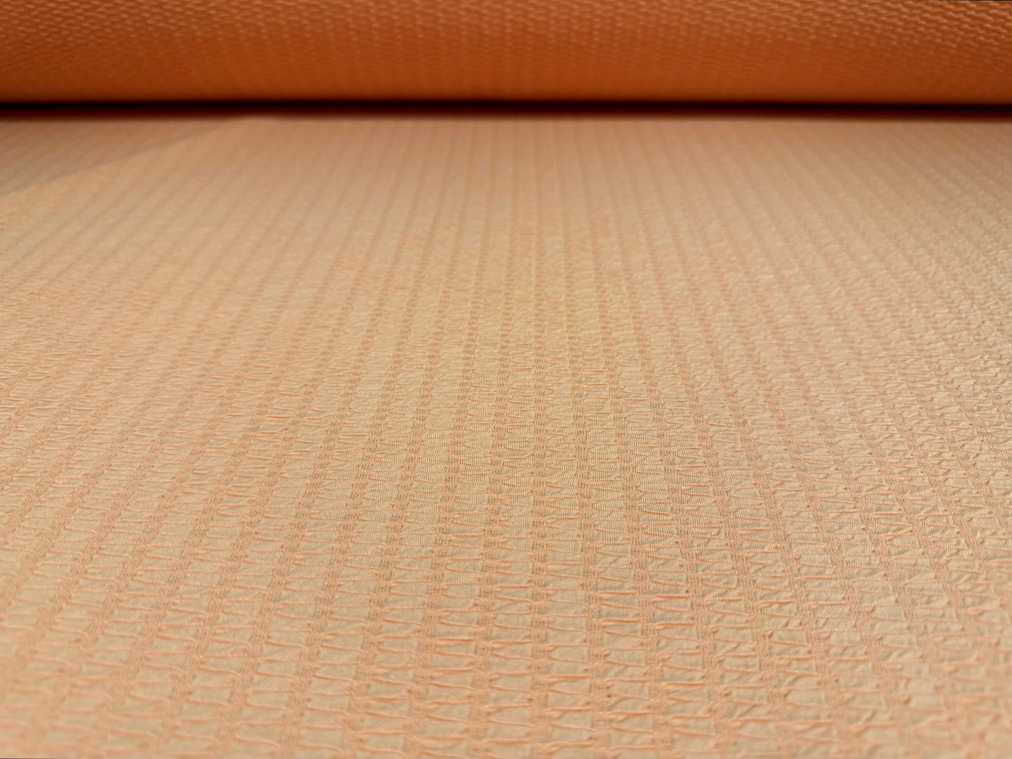 Super Stretch Double Jersey fabric, per metre - jacquard - peach