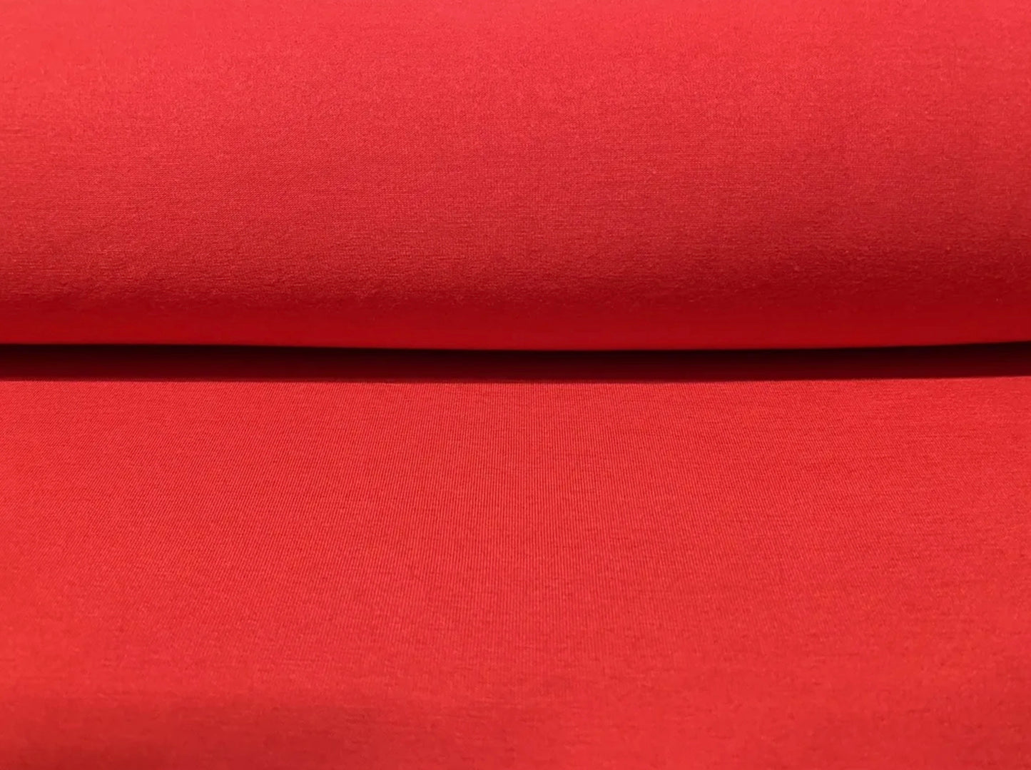 Viscose spandex stretch single jersey fabric, per metre - plain - red