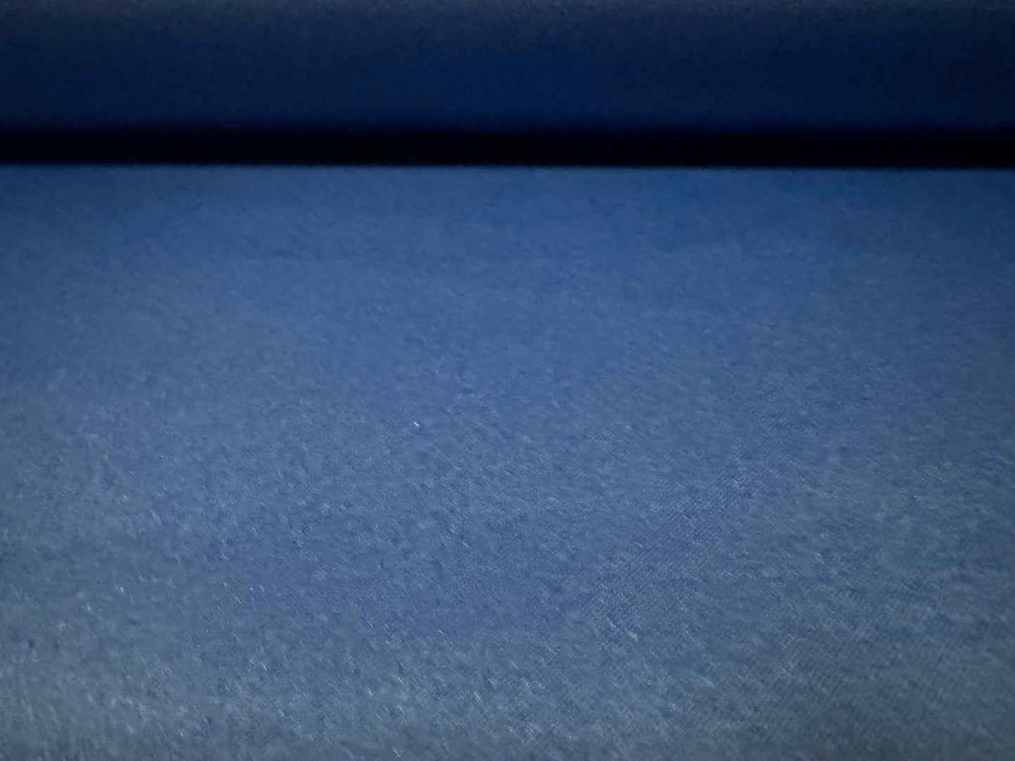 Woven sateen fabric, per metre - plain - blue