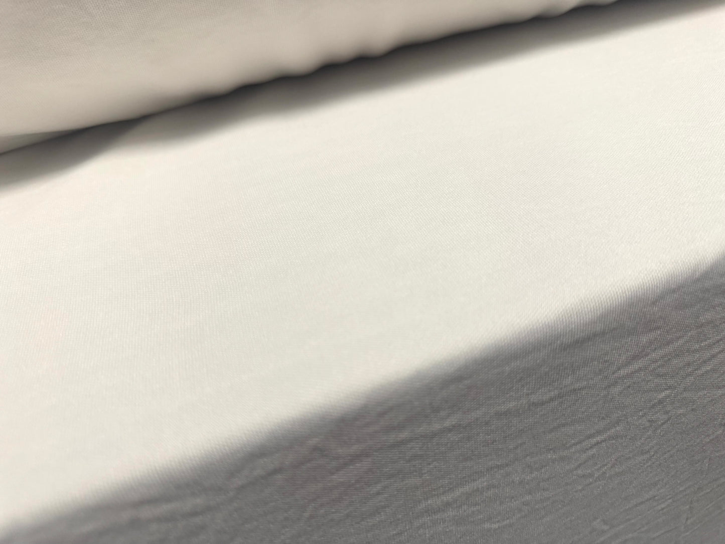 Double jersey fabric, per metre - plain - white