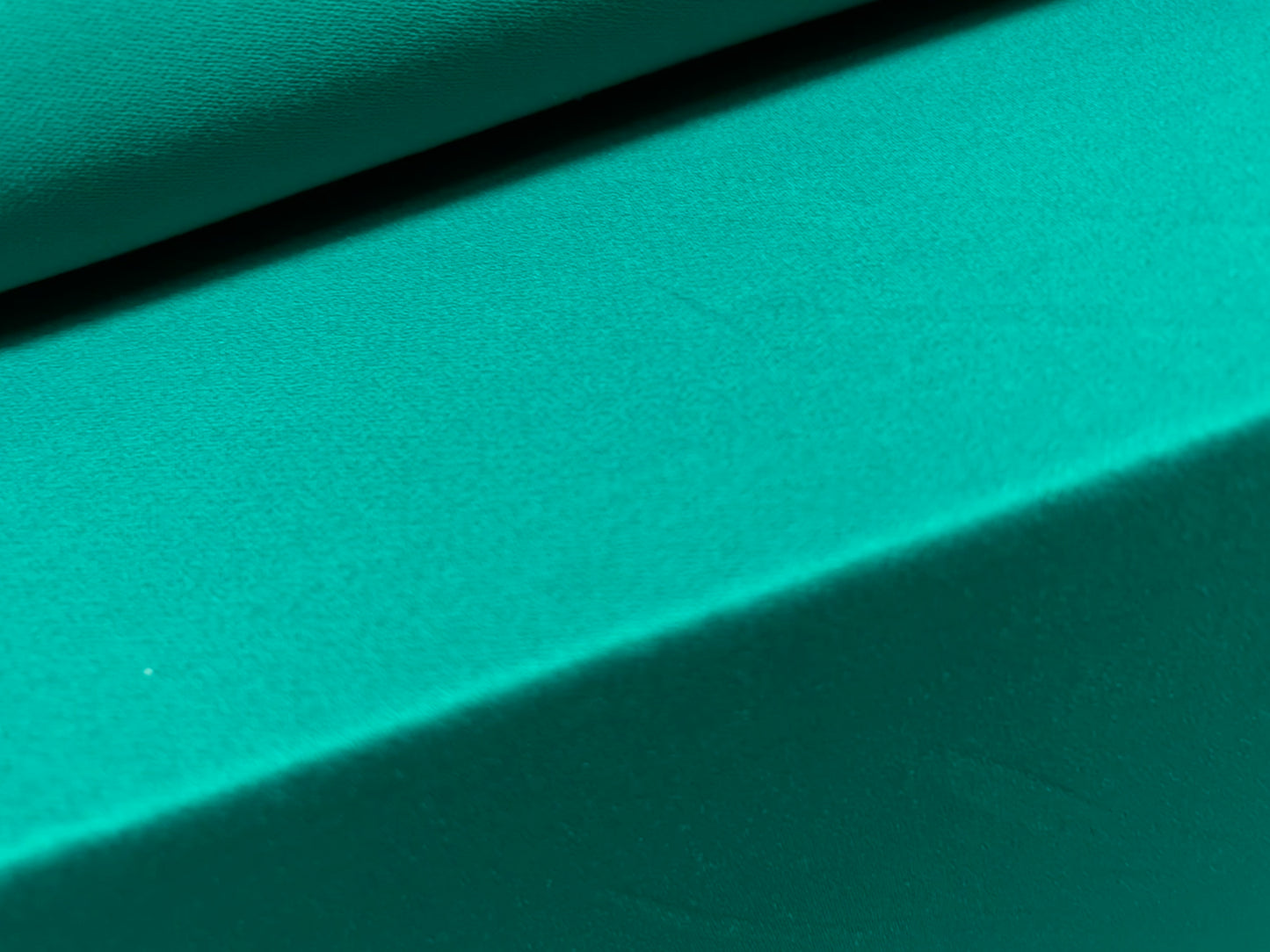 Stretch Spandex crepe single jersey fabric, per metre - plain - jade green