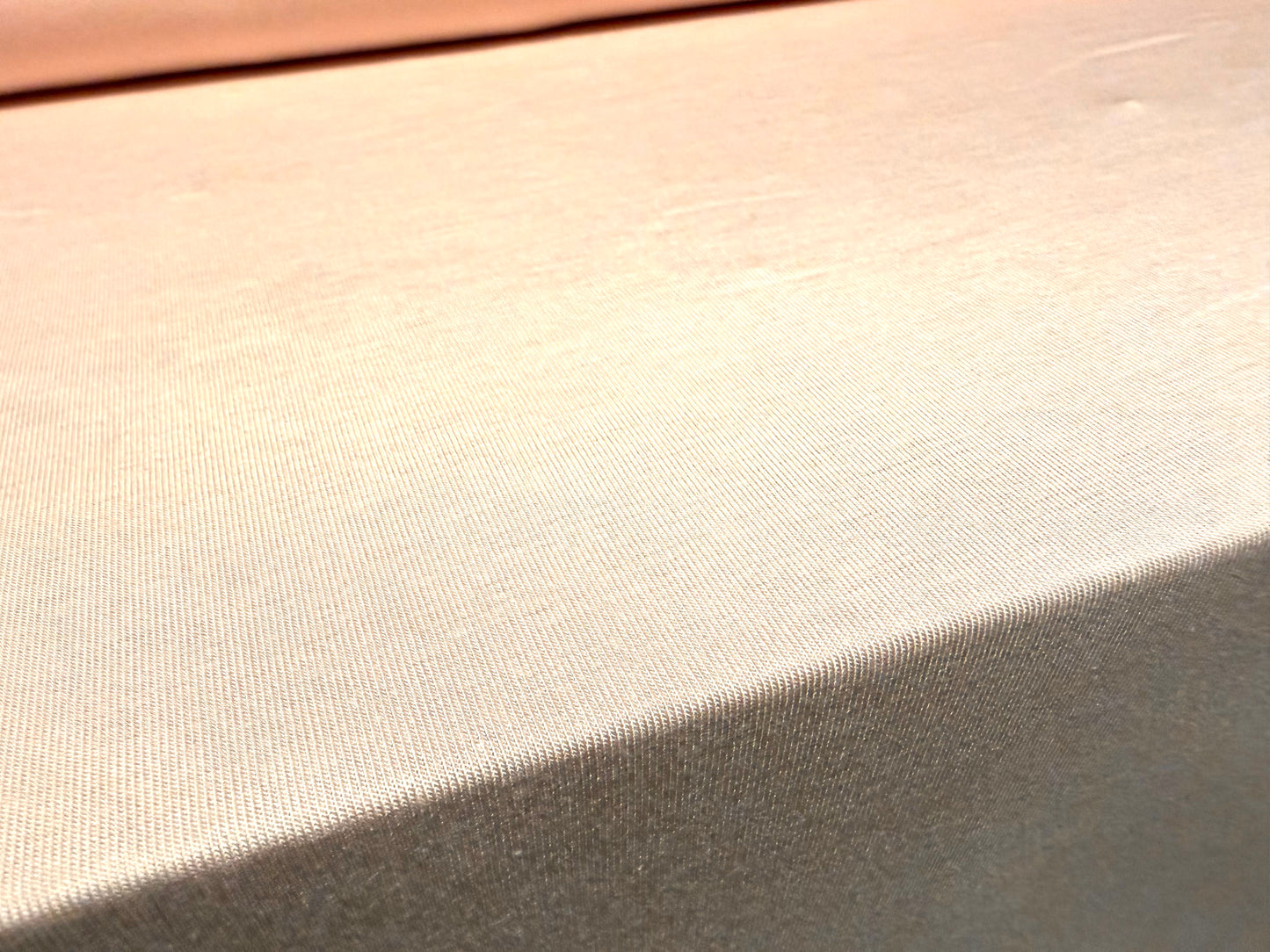 Viscose spandex stretch single jersey fabric, per metre - plain - blush