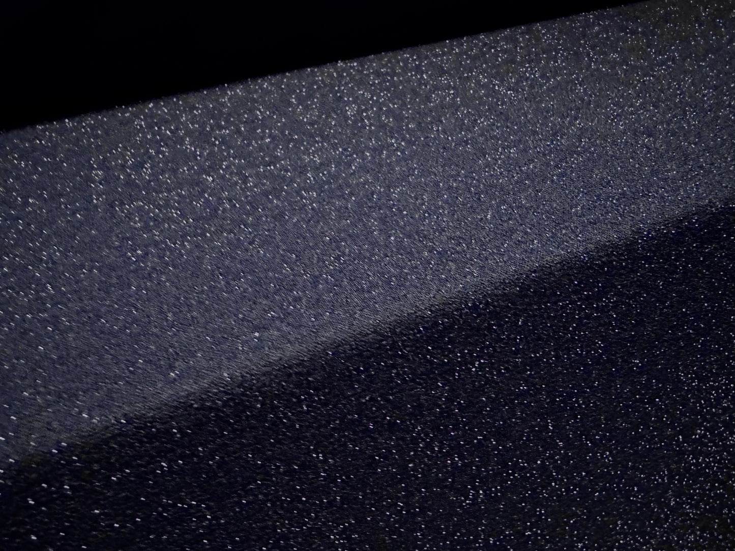 Metallic scuba stretch spandex double jersey fabric, per metre - navy with silver lurex