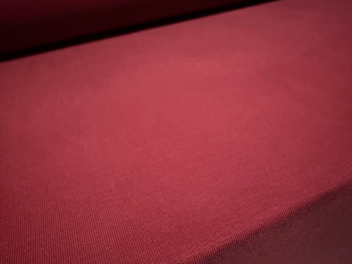 Soft single jersey fabric, per metre - plain - wine