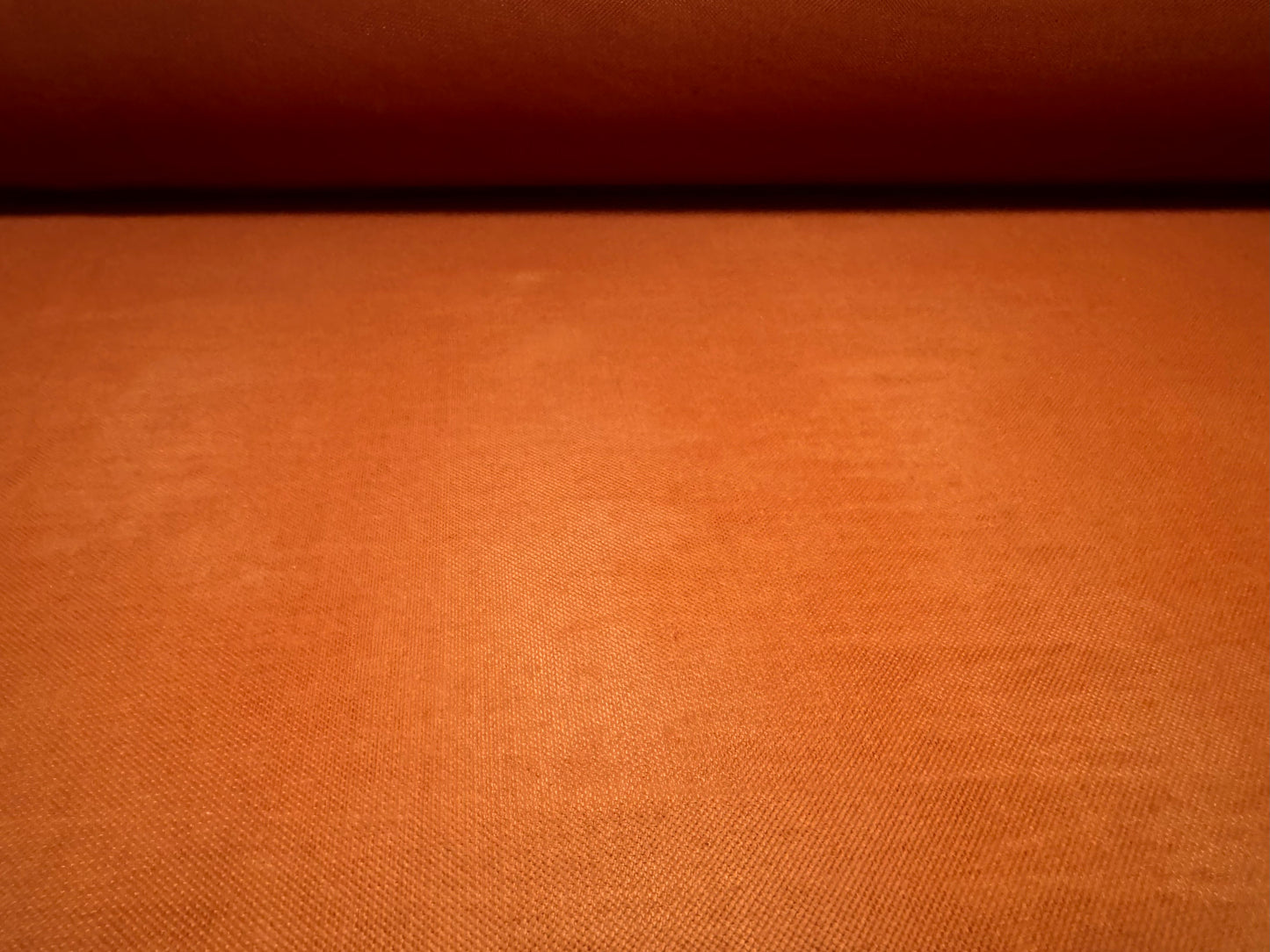 Power mesh net stretch spandex fabric, per metre - plain - terracotta