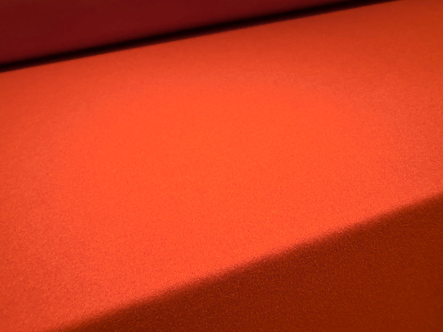 Scuba crepe stretch spandex double jersey fabric, per metre - plain - burnt orange