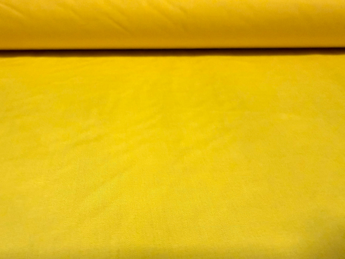 Plain weave nylon fabric, per metre - banana yellow