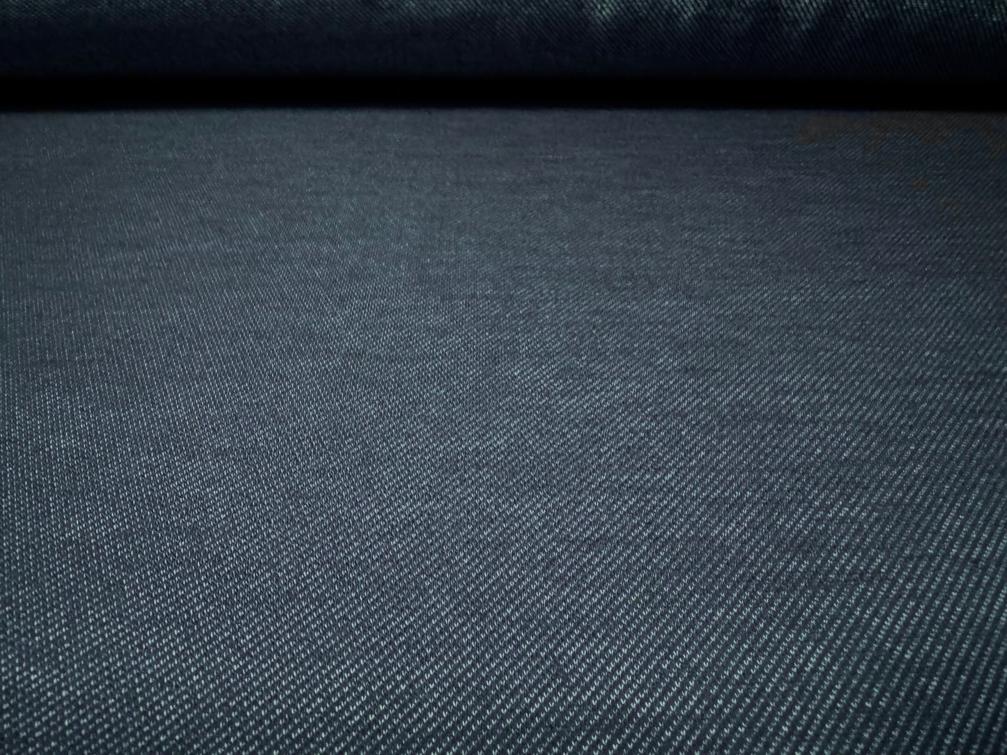Stretch spandex twill jersey fabric, per metre - Denim