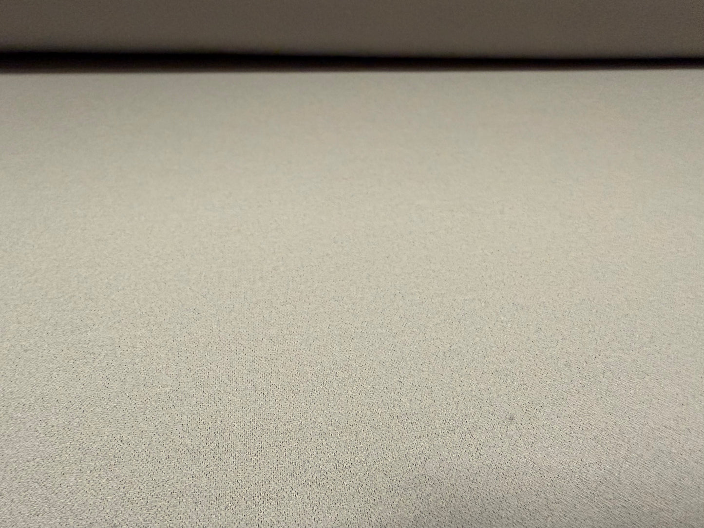 Scuba crepe stretch double jersey fabric, per metre - plain - light grey