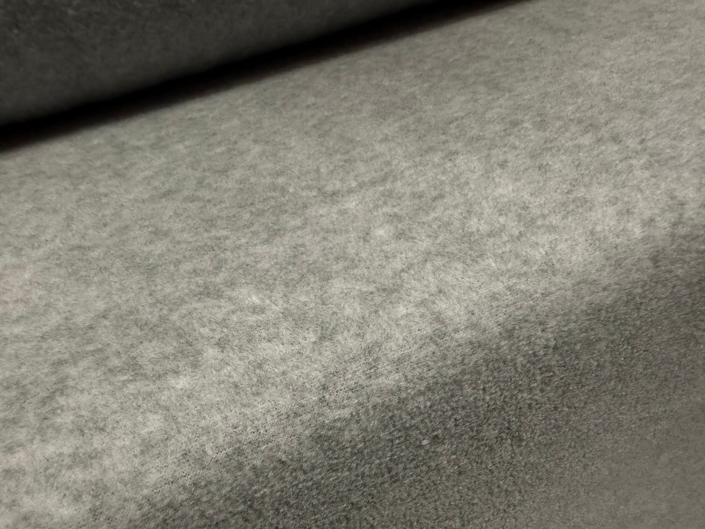 Polar fleece fabric, per metre - plain - grey marl