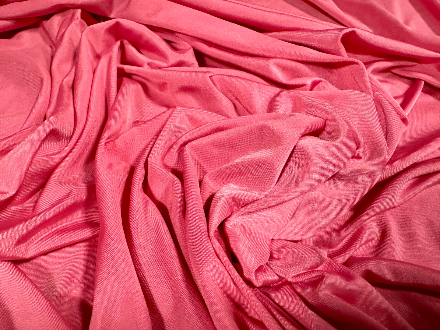 Stretch spandex ITY single jersey fabric, per metre - plain - hot pink