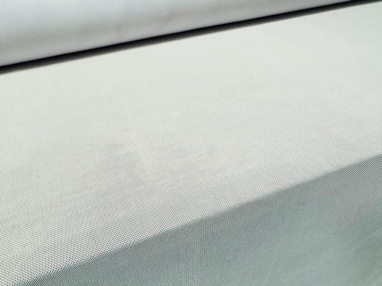 Power mesh net stretch spandex fabric, per metre - plain - optic white