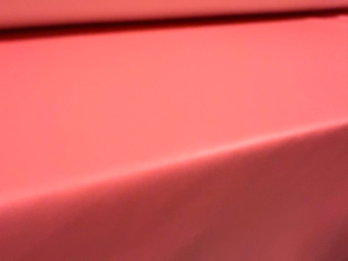 PVC coated stretch double jersey fabric, per metre - plain - flamingo pink
