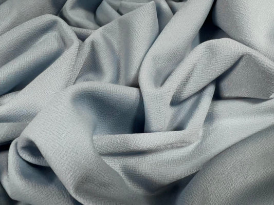 Valentino crepe spandex jersey fabric - similar to scuba - per metre - plain - powder blue