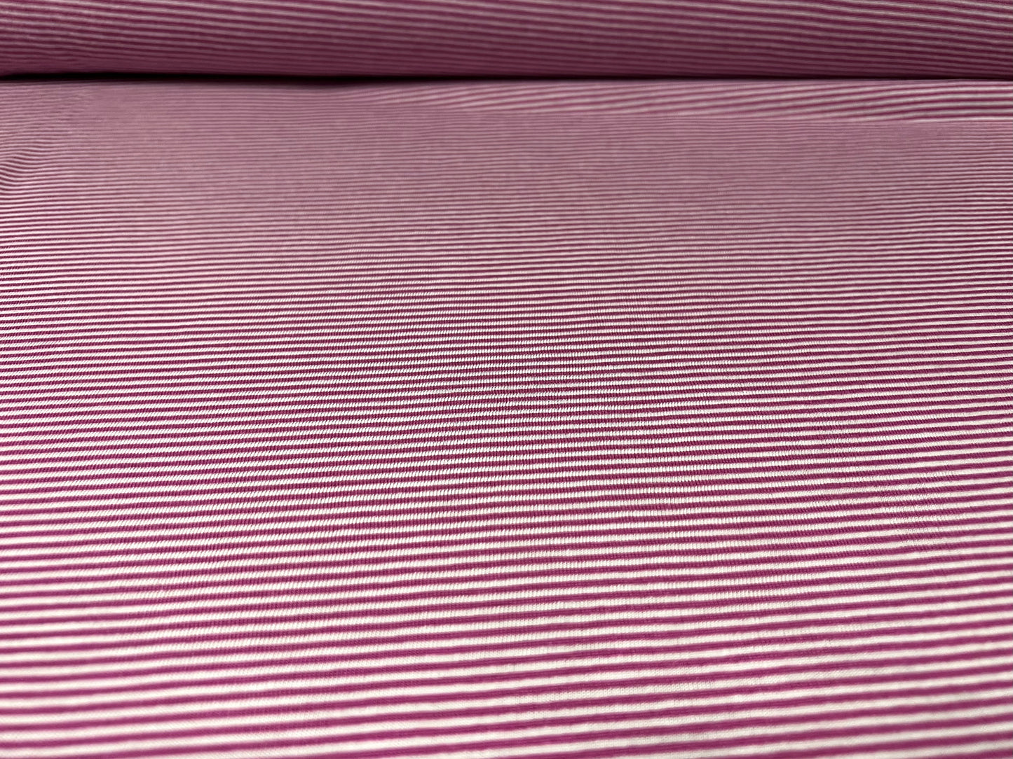 Viscose spandex stretch single jersey fabric, per metre - pink & light grey