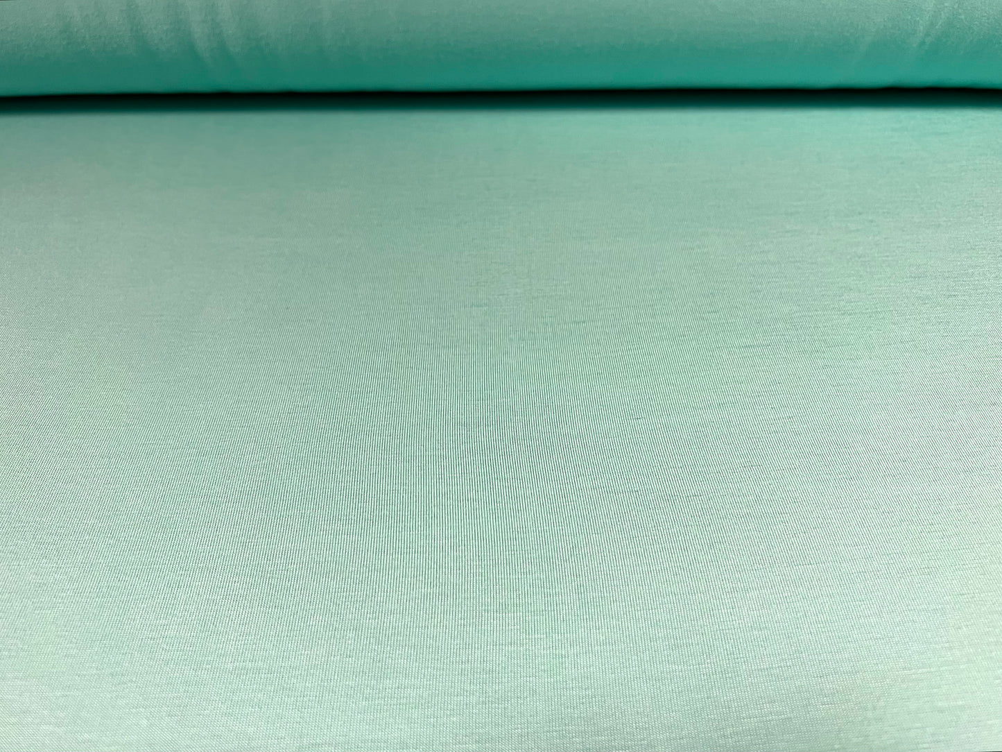 Viscose spandex stretch single jersey fabric, per metre - plain - turquoise