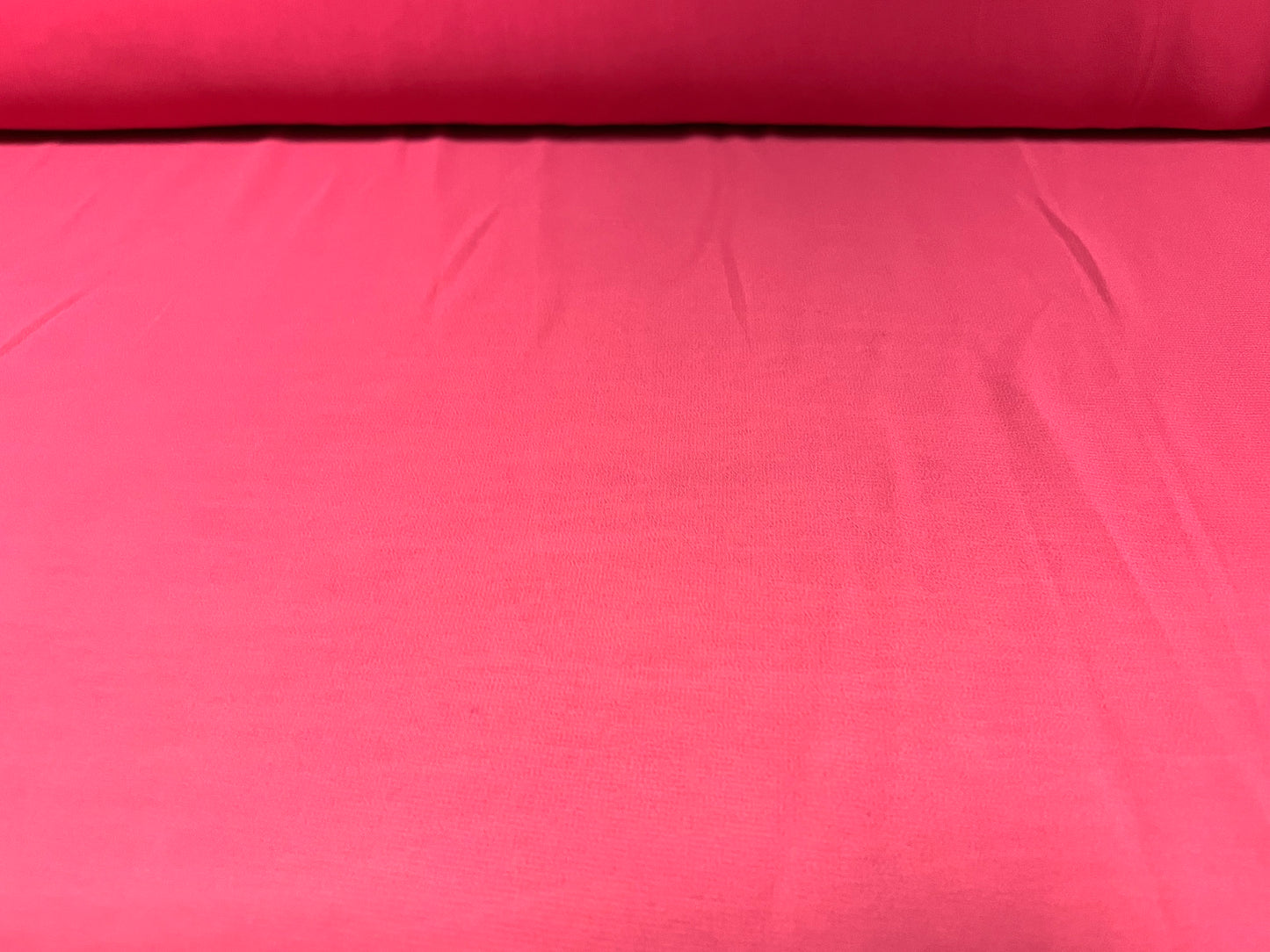 Chiffon woven dress fabric, per metre - plain - fuchsia pink