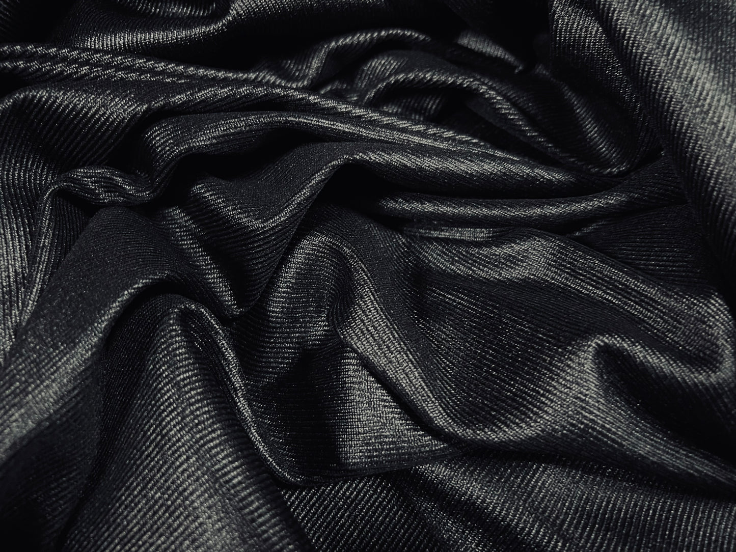 Silky Satin Jersey Fabric per Metre White 