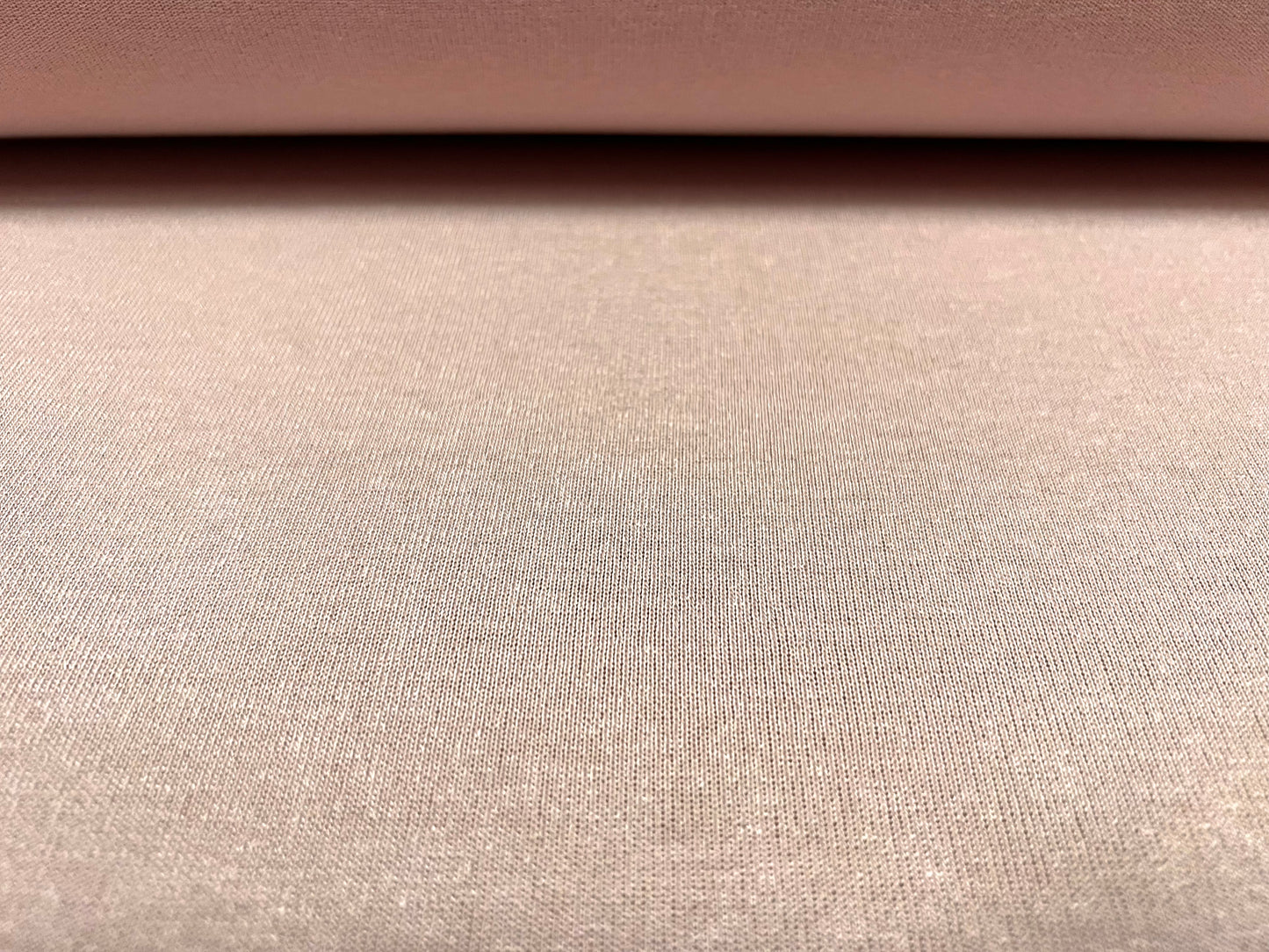 Lightweight stretch knitwear jersey fabric, per metre - plain - pale rose pink